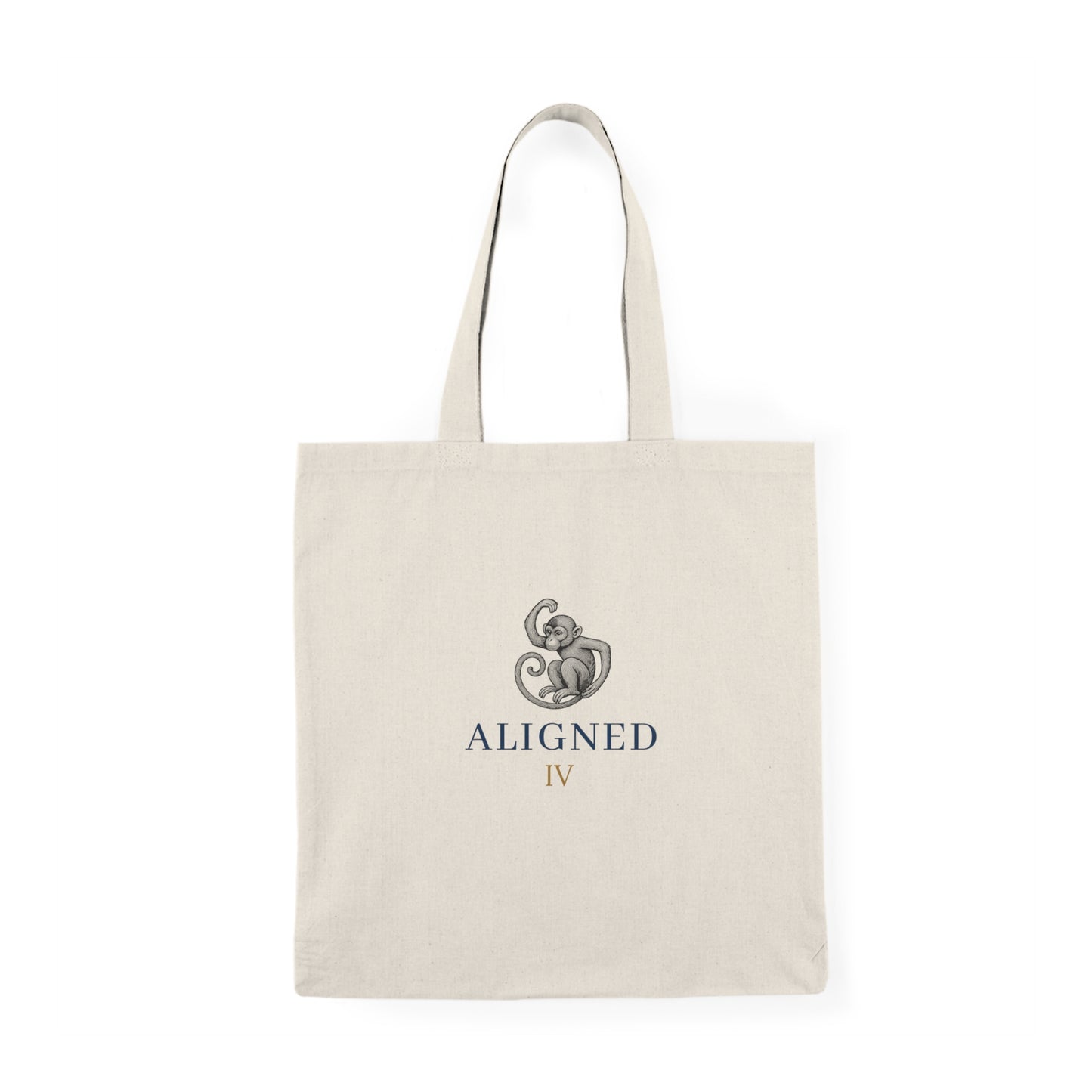 ALIGNED Monkey Tote — Lifepath 4 Canvas Bag